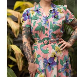 Trashy Diva Sweetie Dress- Hibiscus